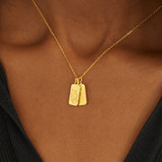 1-6 Birth Flower Disc Necklace