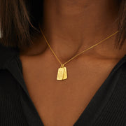 1-6 Birth Flower Disc Necklace