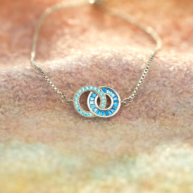 Forever Linked Forever Loved Linking Circles Bracelet
