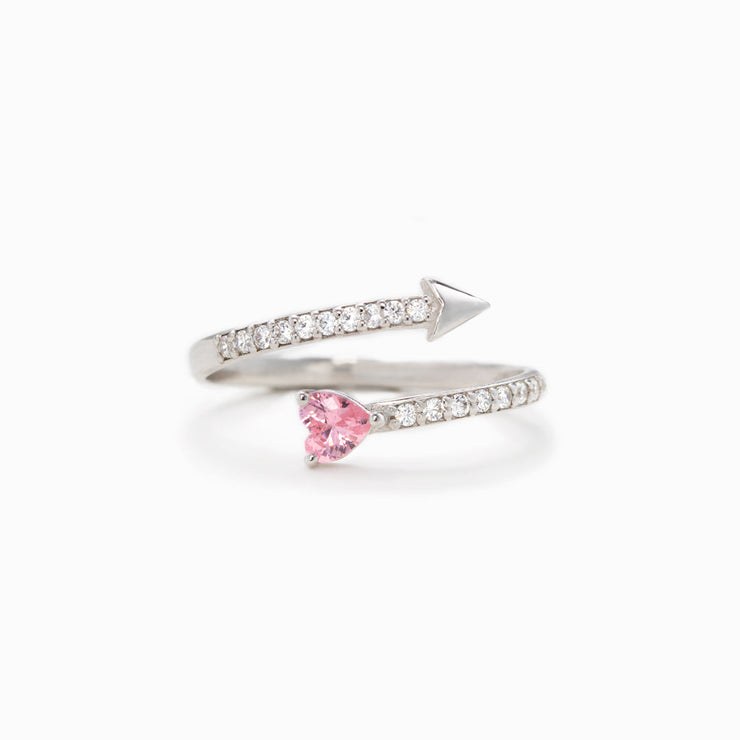 Arrow & Heart Ring-To My Daughter 