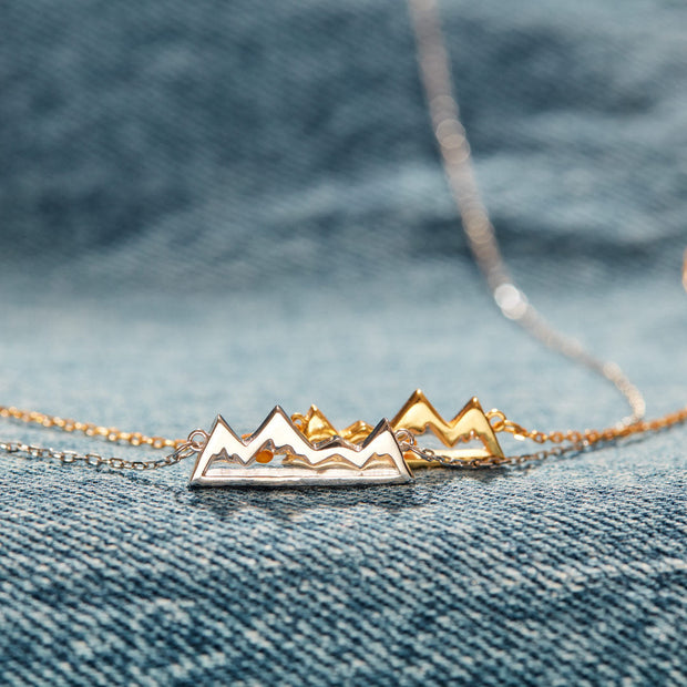 Mustard Seed Mountain Necklace