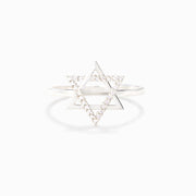Hexagram Star Ring - Faith Will See You Through