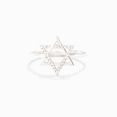 Hexagram Star Ring - Faith Will See You Through