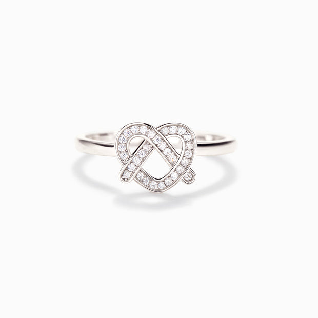 Pretzel Heart Ring - Sister 