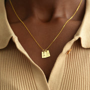 12 Birth Month Flower Necklace