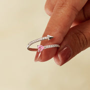 Arrow & Heart Ring-To My Daughter 