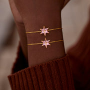 Pink Star Matching Friendship Bracelet
