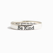 Be Kind But Mantra Ring