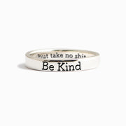Be Kind But Mantra Ring