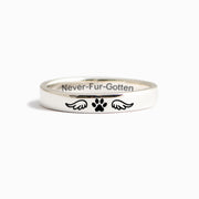Pet Memorial Mantra Ring