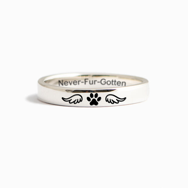 Never Fur-Gotten Mantra Ring