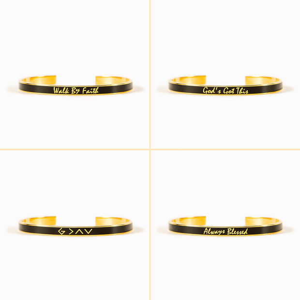 Christian Enamel Bangle