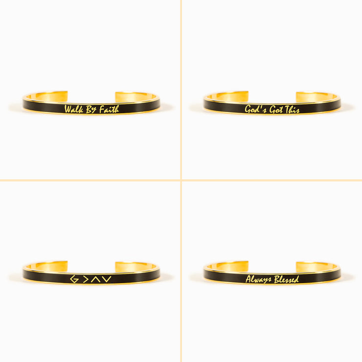 Christian Enamel Bangle