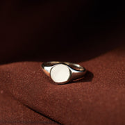 Clean Slate Signet Ring