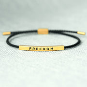 FREEDOM Motivational Tube Bracelet