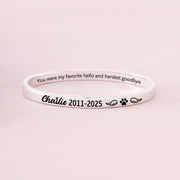 Dog Loss Memorial Bangle
