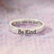 Be Kind But Mantra Ring