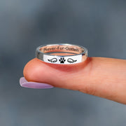 Never Fur-Gotten Mantra Ring