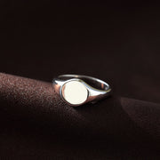 Clean Slate Signet Ring