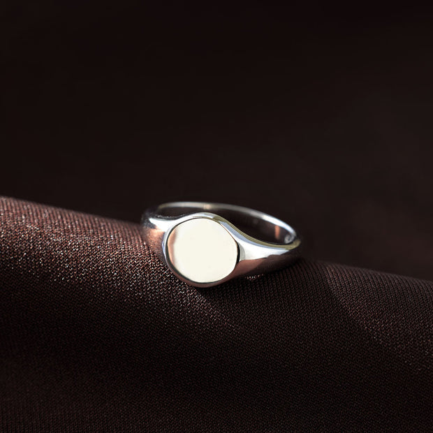 Clean Slate Signet Ring