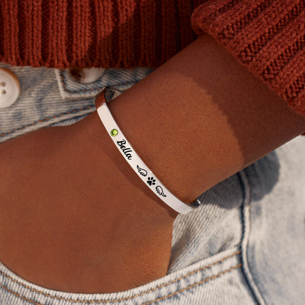 There Was So Much Love Dog Mantra Bangle