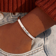 Just Breathe And Mantra Bangle