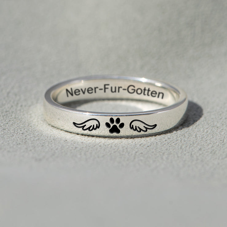Never Fur-Gotten Mantra Ring