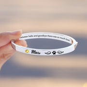 There Was So Much Love Dog Mantra Bangle