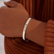 Just Breathe And Mantra Bangle