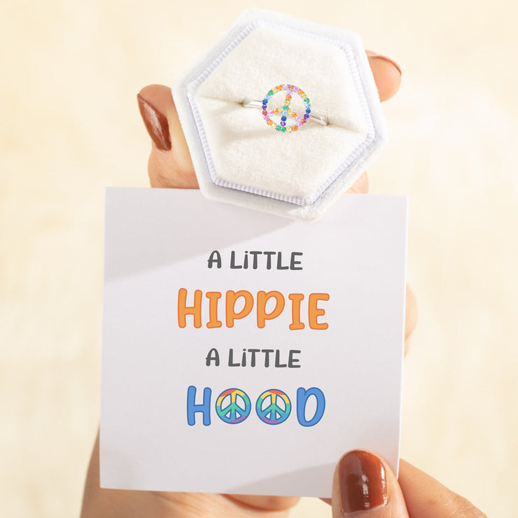 Peace Sign Ring - A Little Hippie A Little Hood