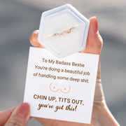 You've Got This Rose Gold Boobie Ring