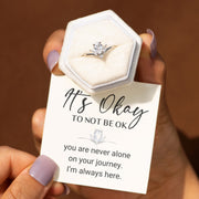 It's Okay Trio Stone Promise Ring