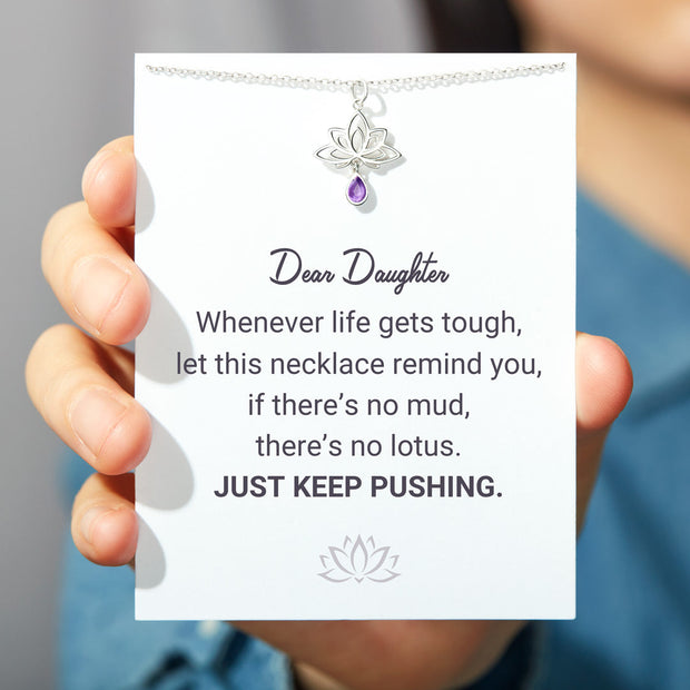 No Mud No Lotus Necklace