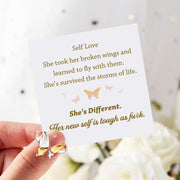 Tough As F♥︎ck Two-Tone Butterfly Ring