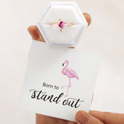 Flamingo Ring - Born To Stand Out