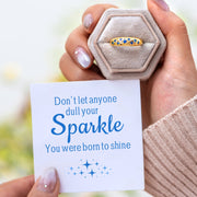 Sparkle Stars Dôme Ring