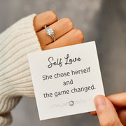 I Choose Me Twisted Pavé Ring