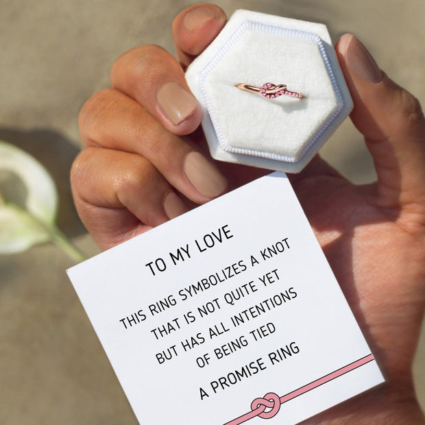 Love Knot Promise Ring