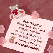I'm Here Teddy Bear Ring