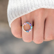 1-8 Marquise Water Drop Birthstone Ring