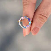 1-8 Marquise Water Drop Birthstone Ring