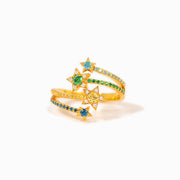 1-6 Birthstone Star Ring