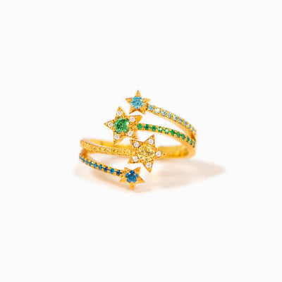 1-6 Birthstone Star Ring
