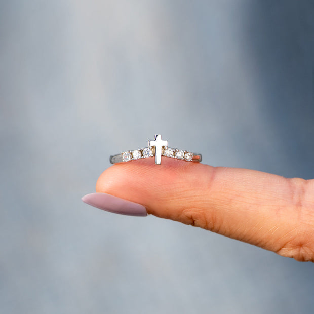 Cross Arch Ring