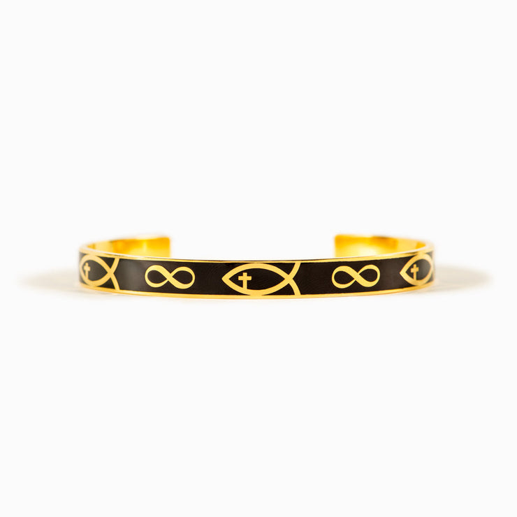 Ichthus Jesus Fish Bangle