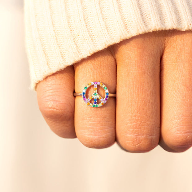 Peace Sign Ring