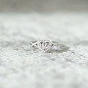 I Choose Me Dual Teardrop Heart Ring