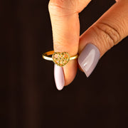 Knotted Heart Ring