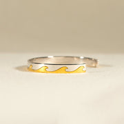 Waves Minimalist Bangle