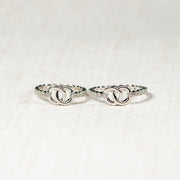 Pavé Interlocking Ring